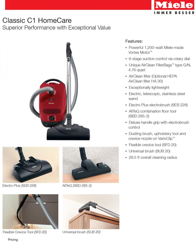 Miele Classic HomeCare C1